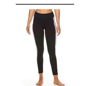 NWT GAIAM The OM FIT 7/8 Leggings Yoga Pants Workout active Athletic New